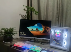 办公游戏直播便宜台式电脑主机显示器